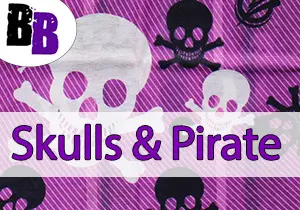 Skulls and Pirate Neck Tubes / Bandanas / Zandanas / Scarves & Accessories