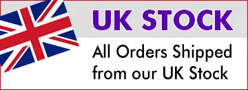 UK Stock - all orders shipped from our UK Stock