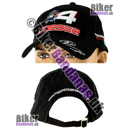 Front and Reverse view of Troy Corser #4 Signature embroidered Baseball Cap