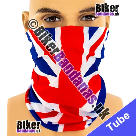 British Union Jack Flag Neck Tube Bandana / Multifunctional Headwear / Neck Warmer