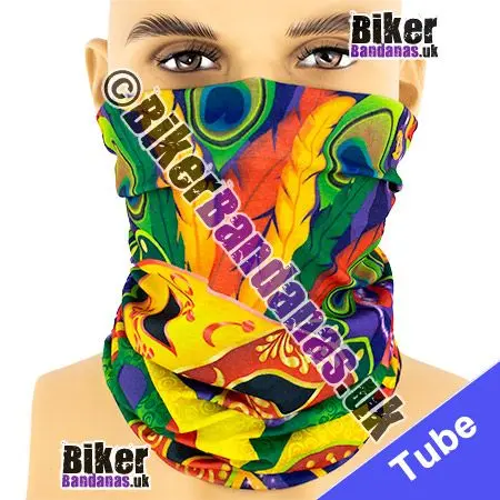 Masquerade Neck Tube Bandana / Multifunctional Headwear / Neck Warmer
