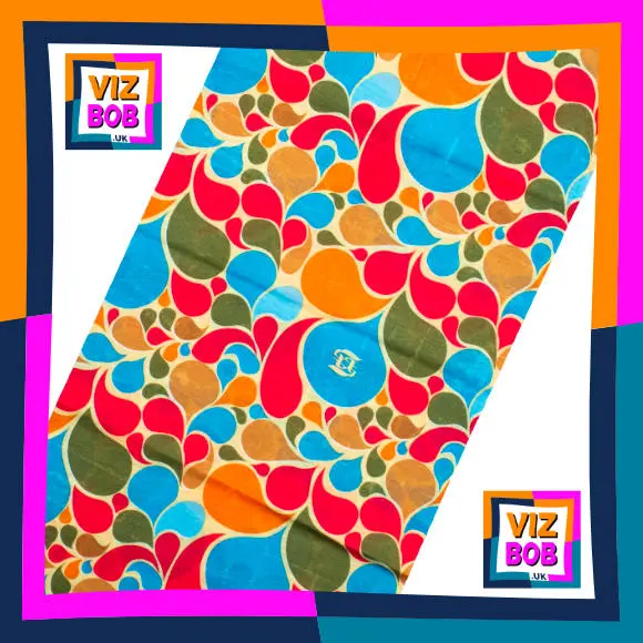 Fabric view of Colourful Airborne Balloons Neck Tube / Multifunctional Headwear / Neck Warmer