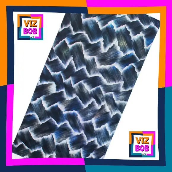 Fabric view of Lightning Weave Neck Tube Bandana / Multifunctional Headwear / Neck Warmer