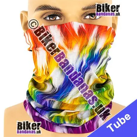 Multicolour Fun Fur Print Neck Tube / Multifunctional Headwear / Neck Warmer