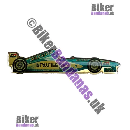 Benetton F1 Playlife Mild Seven Enamel Pin Badge