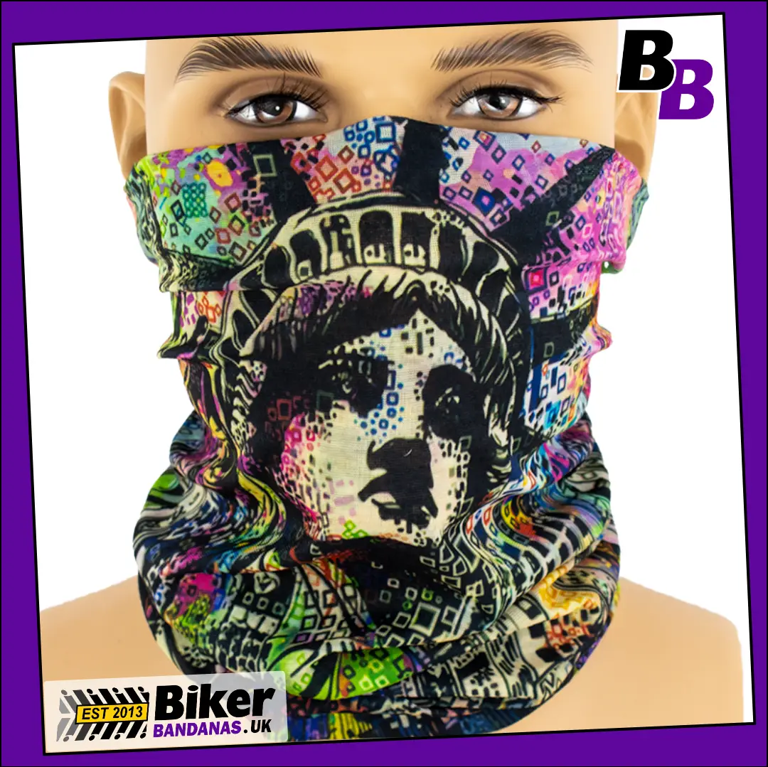 USA American Statue of Liberty New York Neck Tube Bandana / Multifunctional Headwear
