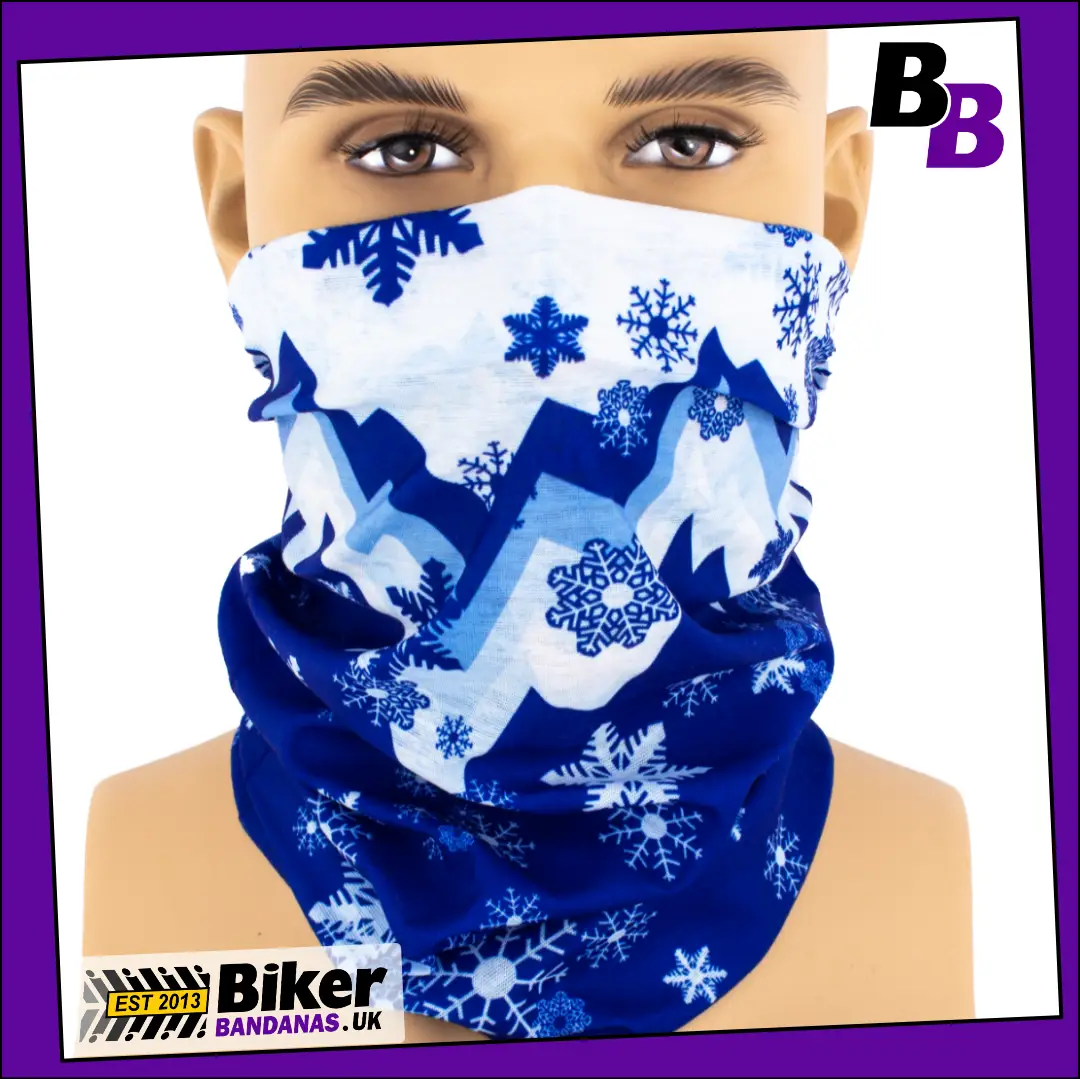 Snowboarding Mountain Neck Tube Bandana / Face Mask / Neck Gaiter