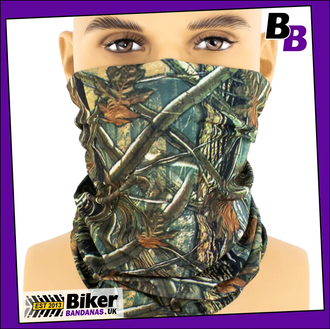 Winter Trees Camouflage Neck Tube Bandana / Face Mask / Neck Gaiter